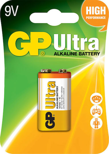 GP Batteries Alkaline Batteries 9V Ultra 9V