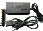 Universal Laptop Charger 120W 24V 1.5A with Detachable Power Cord and Plug Set