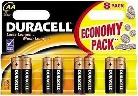 Duracell Alkaline Batterien AA 1.5V 8Stück