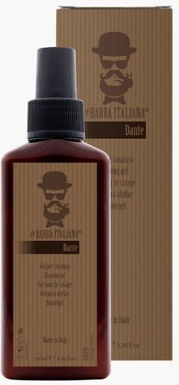 Barba Italiana Shaving Gel Dante Gel Ξυρίσματος 100ml