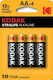 Kodak 4 Pack Alkaline Batteries AA Xtralife 1.5V