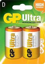 GP Batteries 2 Pack Alkaline Batteries D Ultra ...