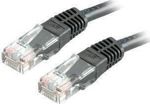 Roline U/UTP Cat.6 (Gigabit) Network Cable Ethernet 1m Black