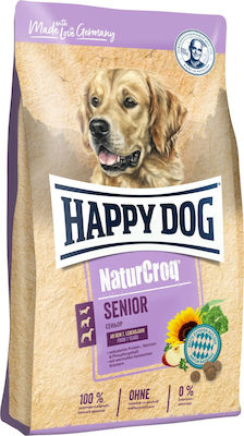 Happy Dog NaturCroq Senior 4kg Hrană Uscată pentru Câini Seniori cu Porumb și Păsări de curte