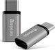 Baseus USB-C Männlich Zu Micro-USB Weiblich Konverter Grau 1 Stück CATYPEC-DL0G