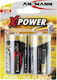Ansmann X-Power Alkaline Batterien D 1.5V 2Stück