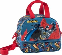 Graffiti Shoulder Lunch Bag Blue Batman