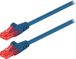 Goobay 95247 U/UTP Cat.6 Καλώδιο Ethernet 0.25m Μπλε