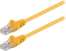 Goobay U/UTP Cat.5e Ethernet Network Cable 0.5m Yellow 1pcs