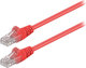 Goobay U/UTP Cat.5e Ethernet Cable 0.5m Red