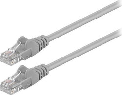 Goobay 68342 U/UTP Cat.5e Καλώδιο Ethernet 1m Γκρι