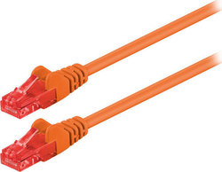Goobay 95262 U/UTP Cat.6 Καλώδιο Ethernet 1m Πορτοκαλί
