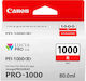 Canon PFI-1000 Μελάνι Εκτυπωτή InkJet Κόκκινο (...