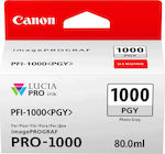 Canon PFI-1000 Γνήσιο Μελάνι Εκτυπωτή InkJet Photo Γκρι (0553C001)