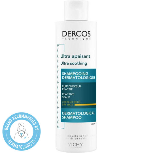Vichy Dercos Ultra Soothing Шампоан за Чувствителен Скалп за Боядисана Коса 200ml