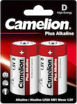Camelion Plus Αλκαλικές Μπαταρίες D 1.5V 2τμχ