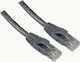 Aculine U/UTP Cat.5 (100Mbps) Καλώδιο Δικτύου Ethernet 3m Γκρι