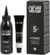 Nirvel Men Hair Coloring Cream Set Vopsea Temporară CT7 maro deschis 30ml