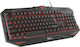 Genesis RX39 Gaming-Tastatur Volle Größe mit beleuchteten Tasten Schwarz