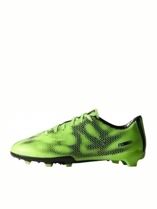 Adidas F10 FG Χαμηλό Ποδοσφαιρικά Παπούτσια με Τάπες Πράσινα