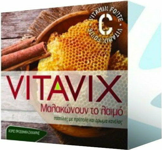 ErgoPharm Vitavix Παστίλιες χωρίς Γλουτένη Κανέλα 45gr
