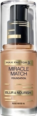 Max Factor Miracle Match Liquid Make Up 65 Rose Beige 30ml