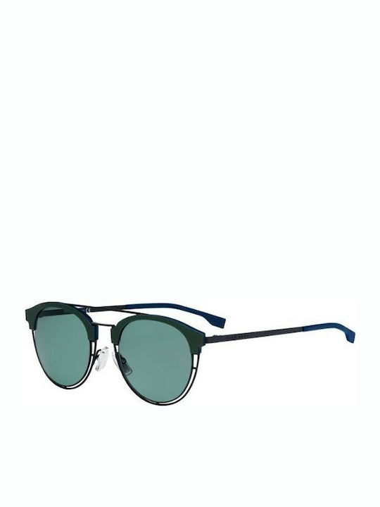 Hugo Boss 0784/S BQZ/5L Men's Sunglasses with Green Metal Frame