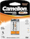 Camelion Rechargable Battery 9V Ni-MH 250mAh 1pcs