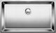 Blanco Andano 700-U Υποκαθήμενος Νεροχύτης Inox Σατινέ Μ74xΠ44cm Ασημί