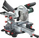 Metabo KGS 18 LTX 216 Φαλτσοπρίονο Μπαταρίας 18V Συρόμενο με Οδηγό Laser & Διάμετρο 216mm Solo