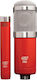 MXL R550/551R Set Condenser (Small Diaphragm) Microphone XLR Shock Mounted for Vocals in Red Color