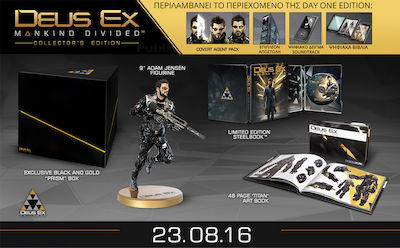 Deus Ex Mankind Divided Sammlerstück Ausgabe PS4 Spiel