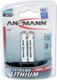 Ansmann Extreme Lithium-Batterien aus Lithium AAA 1.5V 2Stück
