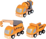 Plan Toys Σετ Συντήρησης Δρόμων Camion 6047