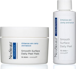 Neostrata Resurface Smooth Surface Daily Peel 10 Aha, 36 Pads & Peel Solution 60ml