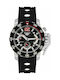 Quantum Barracuda Uhr Chronograph Batterie mit Schwarz