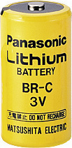 Panasonic BR-C Μπαταρία Λιθίου C 3V 1τμχ