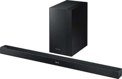 Samsung HW-K450 Soundbar 300W 2.1 mit Kabelloser Subwoofer und Fernbedienung Schwarz