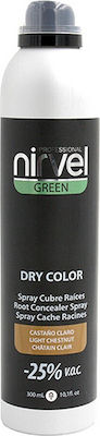 Nirvel Hair Root Concealer Spray Dry Color Light Chestnut