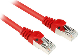 Sharkoon S/FTP Cat.6 Καλώδιο Ethernet 5m Κόκκινο Sharkoon S/FTP Cat.6 Καλώδιο Ethernet 5m Κόκκινο