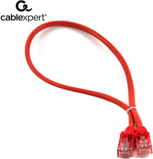 Cablexpert U/UTP Cat.5e (Gigabit) Network Cable Ethernet 0.5m Red