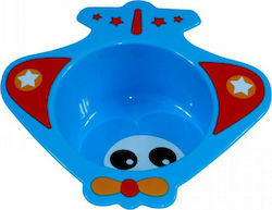 Lorelli Baby Food Bowl Blue Plane made of Plastic Blue 1023044