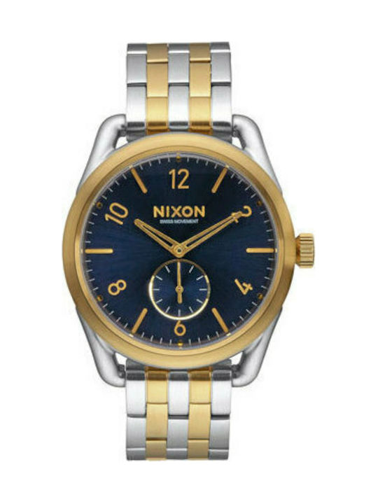 Nixon C39 SS Uhr mit Silber Metallarmband