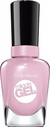 Sally Hansen Miracle Gel Step1 Nagellack Glossy Lang anhaltende Politur Rosa