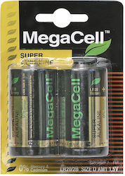 Megacell Алкални Батерии D 1.5V 2бр