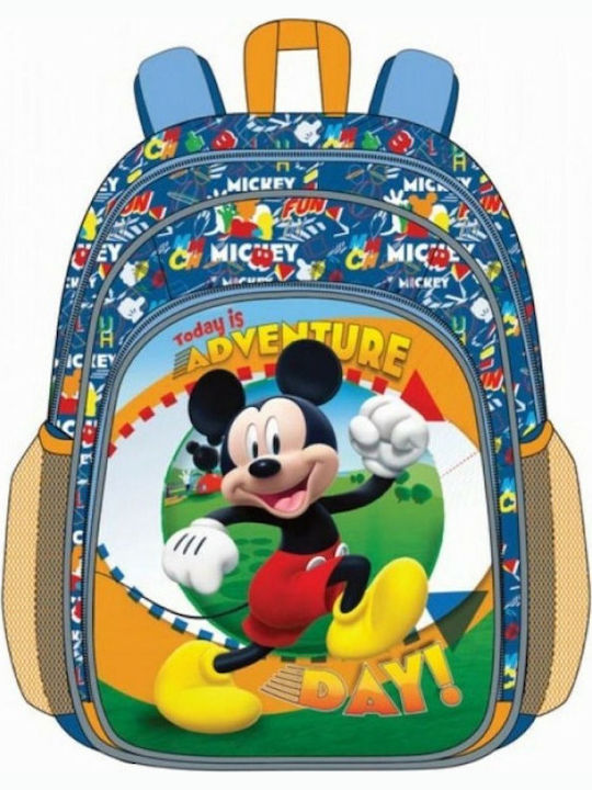 Mickey 3D με 2 Θήκες Schulranzen Rucksack Grundschule, Grundschule Mehrfarbig