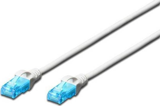 Digitus U/UTP Cat.5e Ethernet Network Cable 0.25m White 1pcs