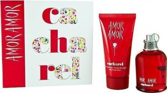 Amor Amor Eau de Toilette 50 ml & Körperlotion 50 ml Damen-Set mit Körperlotion 2 Stück