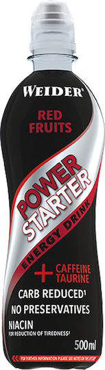 Weider Power Starter Energy Drink Red Fruits 500ml