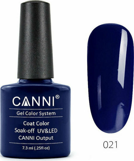 Canni Classic Ημιμόνιμο Βερνίκι Νυχιών 021 Navy Blue 7.3ml